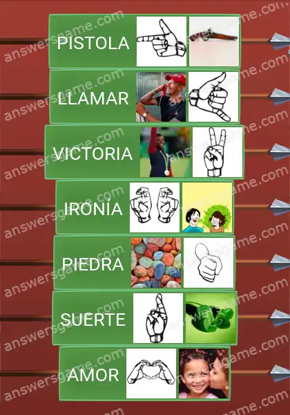 Respuestas al juego Word Logic Castillo 2 El lenguaje de los gestos