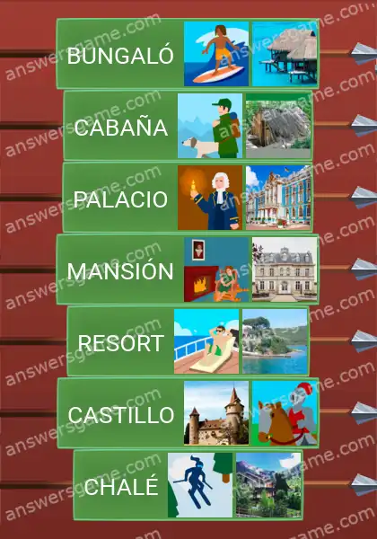 Respuestas al juego Word Logic Castillo 2 Hogar, dulce hogar