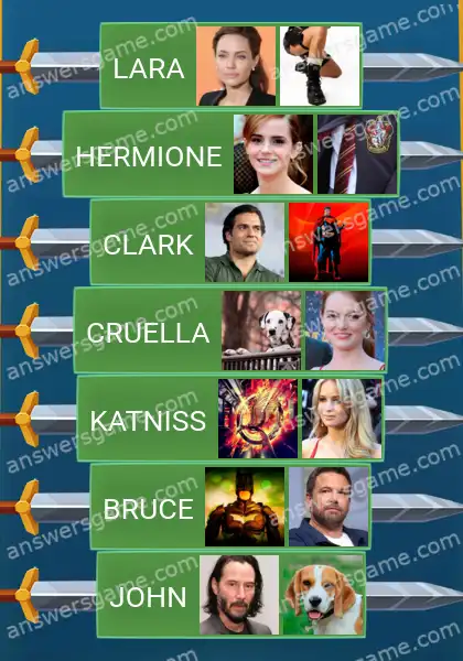 Respuestas al juego Word Logic Castillo 2 De película