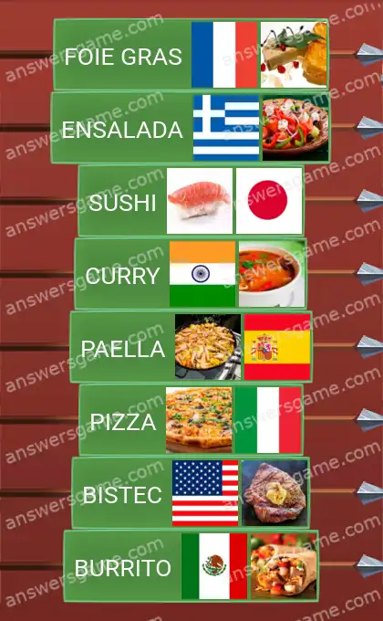 Respuestas al juego Word Logic Castillo 2 Plato nacional