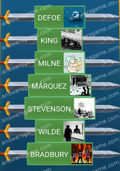 Respuestas al juego Word Logic Castillo 2 Adivina el escritor