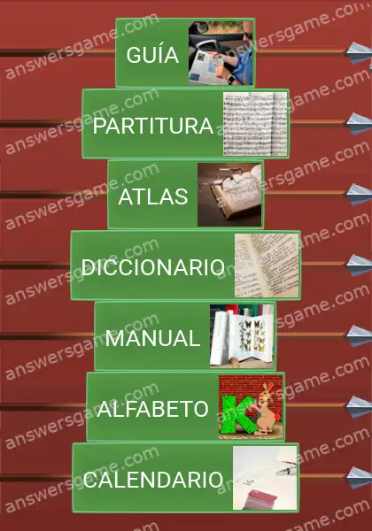 Respuestas al juego Word Logic Castillo 3 Libros útiles