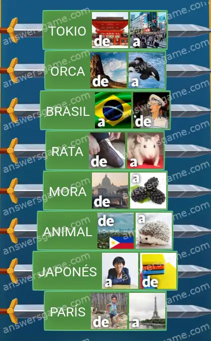 Respuestas al juego Word Logic Castillo 3 Letras desordenadas