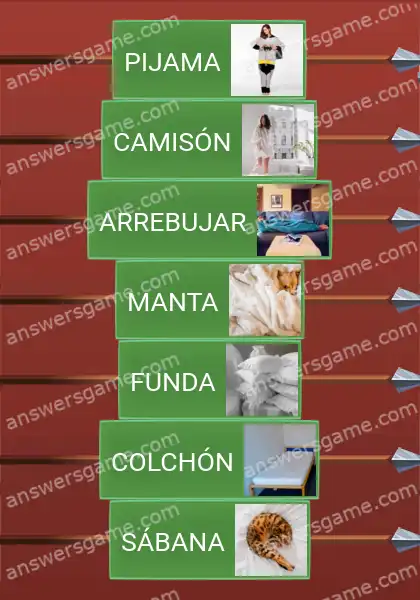 Respuestas al juego Word Logic Castillo 3 A hacer la cama