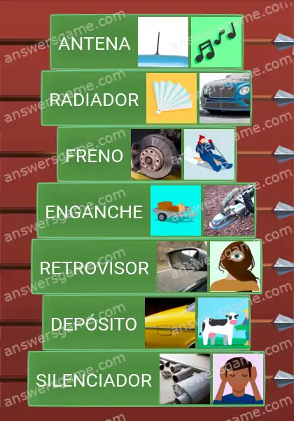 Respuestas al juego Word Logic Castillo 3 Los entresijos del coche