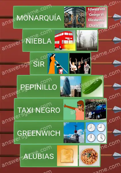 Respuestas al juego Word Logic Castillo 4 Albión