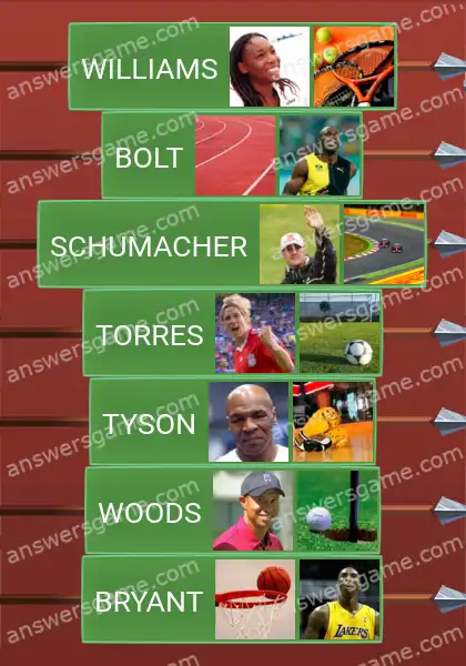 Respuestas al juego Word Logic Castillo 4 Atletas