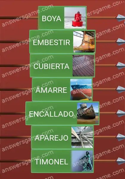 Respuestas al juego Word Logic Castillo 4 La marina