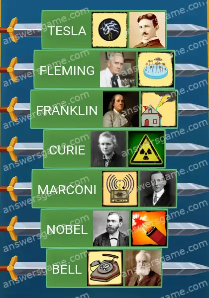 Respuestas al juego Word Logic Castillo 4 Cambiaron el mundo