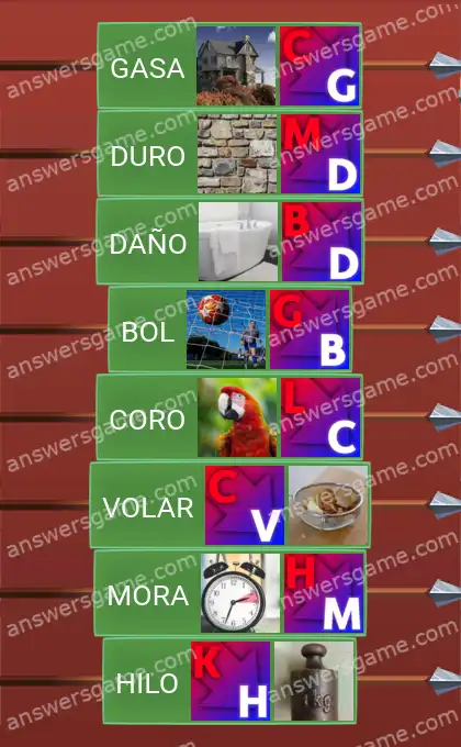 Respuestas al juego Word Logic Castillo 4 Cada letra importa