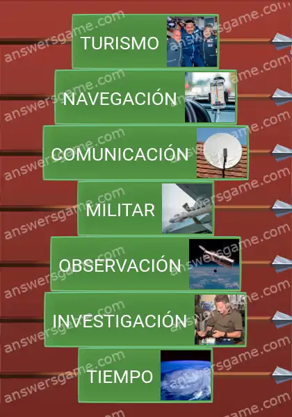 Respuestas al juego Word Logic Castillo 4 Servicios por satélite