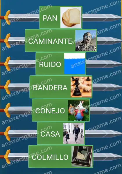 Respuestas al juego Word Logic Castillo 4 Cosas blancas