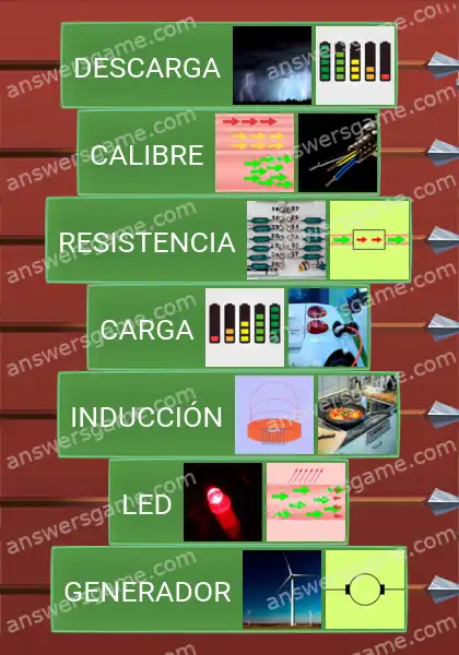 Respuestas al juego Word Logic Castillo 4 Electricidad