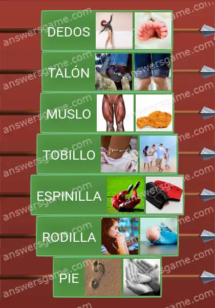 Respuestas al juego Word Logic Castillo 4 Piernas