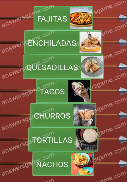 Respuestas al juego Word Logic Castillo 4 Y más jalapeños, por favor