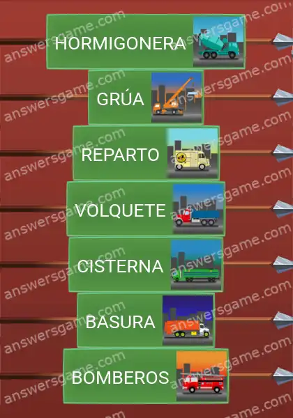 Respuestas al juego Word Logic Castillo 5 Yo para ser feliz quiero un camión