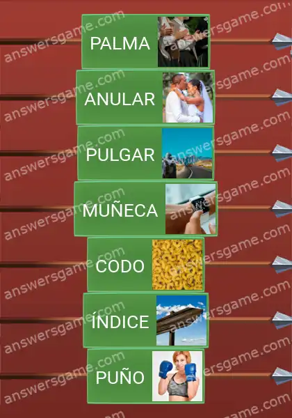 Respuestas al juego Word Logic Castillo 5 Manos arriba