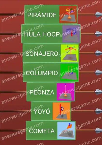 Respuestas al juego Word Logic Castillo 5 Juguetes con física