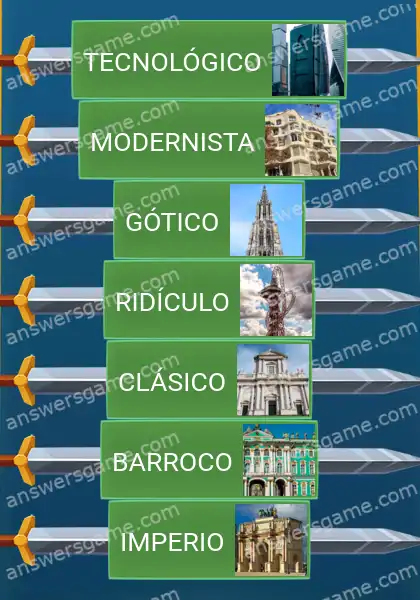 Respuestas al juego Word Logic Castillo 5 Derroche de estilo