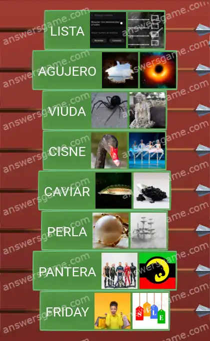 Respuestas al juego Word Logic Castillo 5 Lo veo todo negro