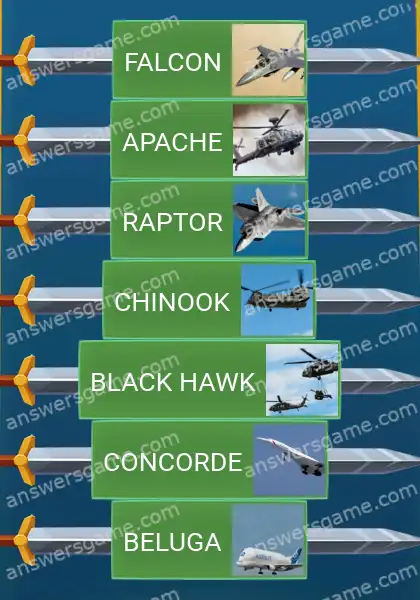 Respuestas al juego Word Logic Castillo 5 Aviones