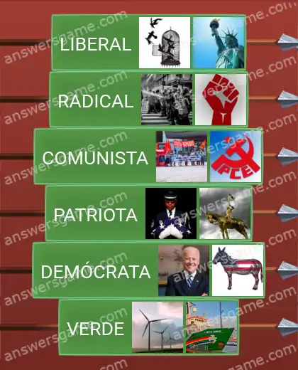 Respuestas al juego Word Logic Castillo 5 A las urnas