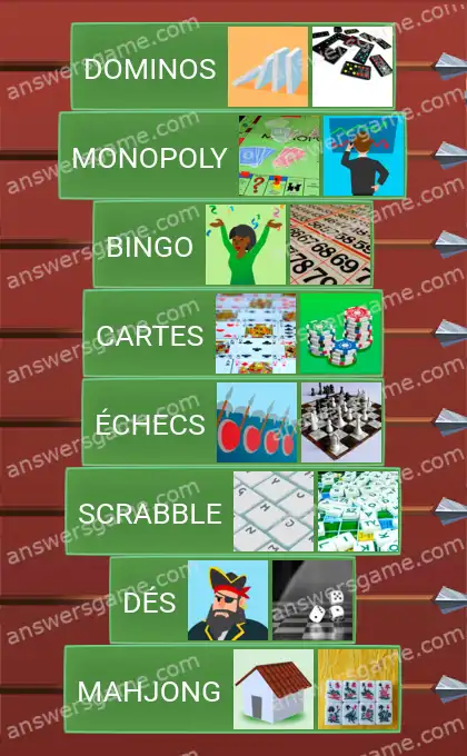Les solutions pour le jeu Word Logic Chateau 1 Faites vos jeux