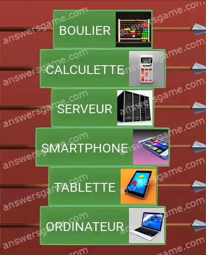 Les solutions pour le jeu Word Logic Chateau 1 Appareils intelligents