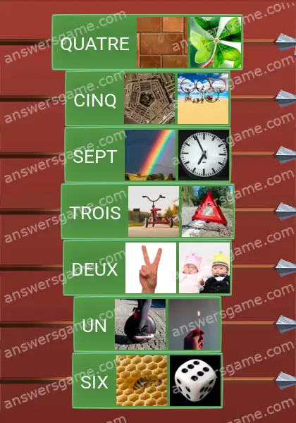 Les solutions pour le jeu Word Logic Chateau 1 Arithmétique