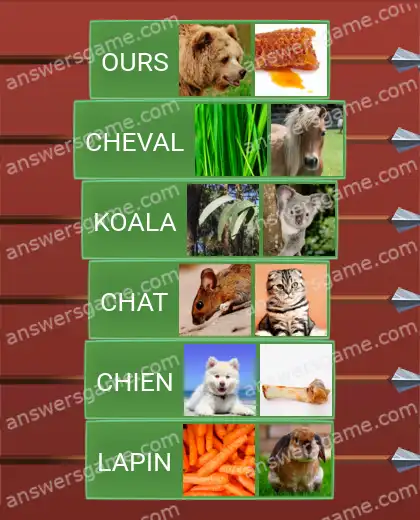 Les solutions pour le jeu Word Logic Chateau 1 Une faim de loup