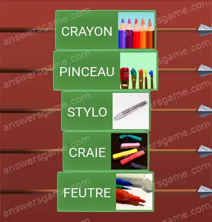 Les solutions pour le jeu Word Logic Chateau 1 Papeterie