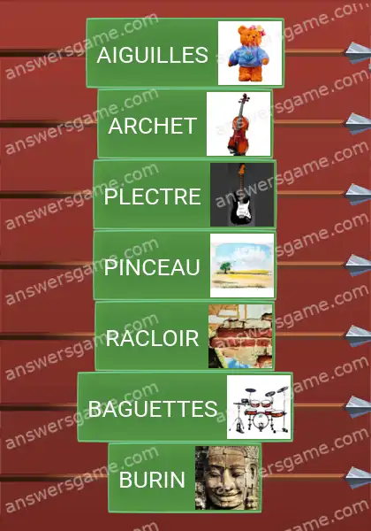 Les solutions pour le jeu Word Logic Chateau 2 Outils à chefs-d'oeuvre