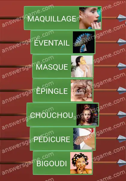 Les solutions pour le jeu Word Logic Chateau 2 Attirail de Pretty Woman