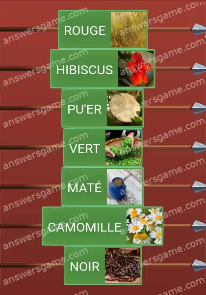 Les solutions pour le jeu Word Logic Chateau 2 Tasse de thé