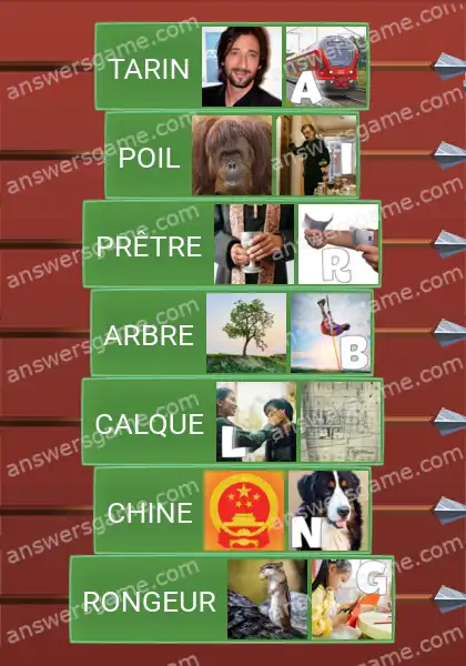 Les solutions pour le jeu Word Logic Chateau 2 Lettre sur ressort