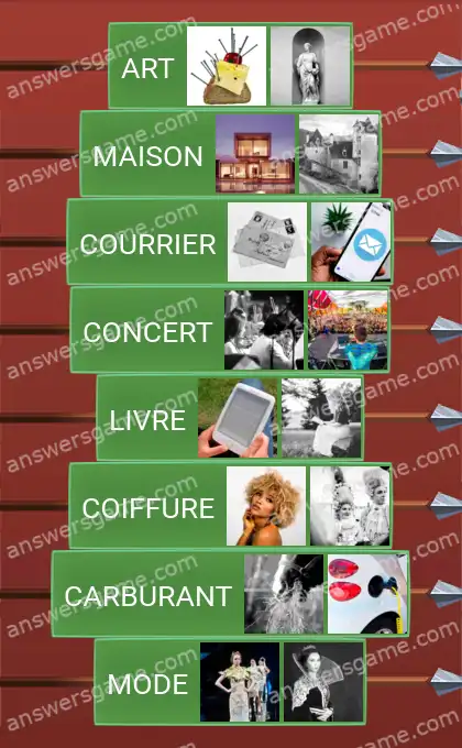 Les solutions pour le jeu Word Logic Chateau 2 Avec le temps, va, tout s'en va