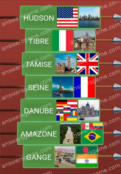 Les solutions pour le jeu Word Logic Chateau 3 Rivières célèbres