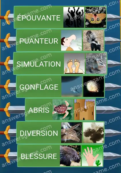 Les solutions pour le jeu Word Logic Chateau 3 La meilleure des défenses