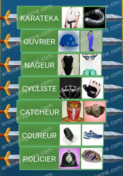 Les solutions pour le jeu Word Logic Chateau 3 Uniforme