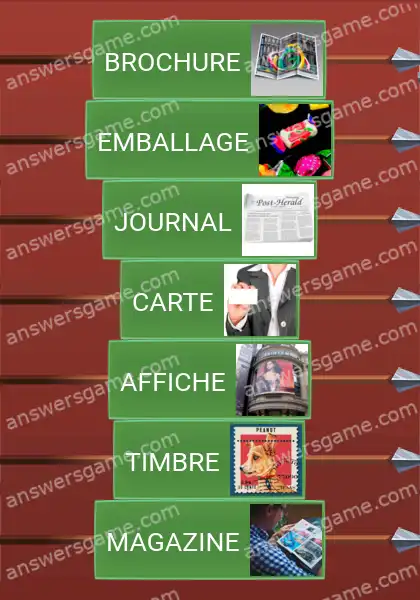 Les solutions pour le jeu Word Logic Chateau 3 Imprimerie