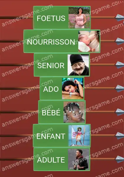 Les solutions pour le jeu Word Logic Chateau 4 Croissance