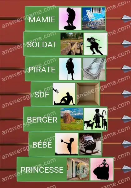 Les solutions pour le jeu Word Logic Chateau 5 Qui dort ici