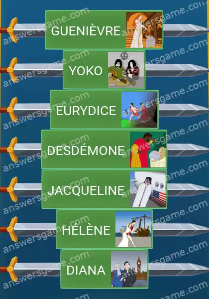 Les solutions pour le jeu Word Logic Chateau 5 Chère et tendre