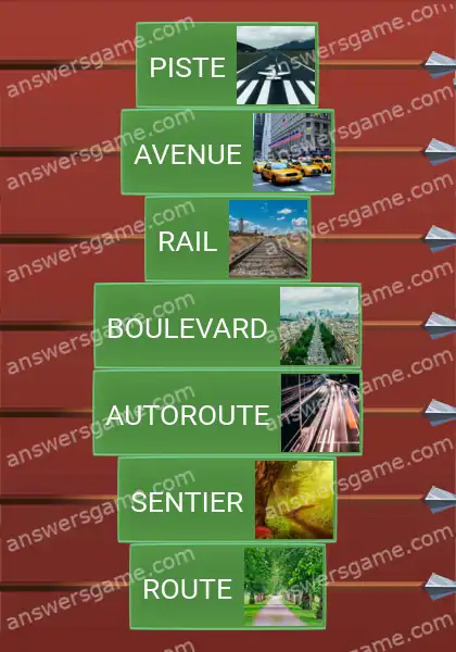 Les solutions pour le jeu Word Logic Chateau 5 Chacun sa route, chacun son chemin