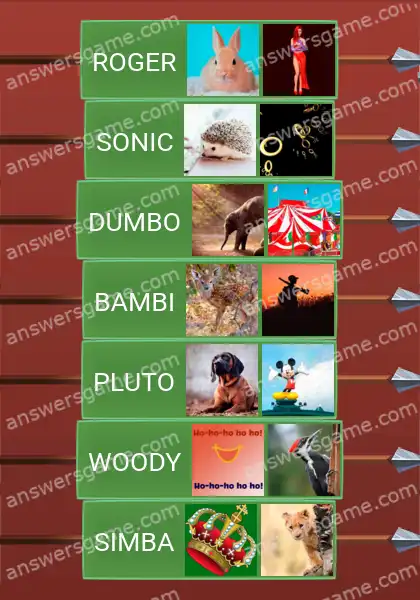 Les solutions pour le jeu Word Logic Chateau 5 Animaux animés