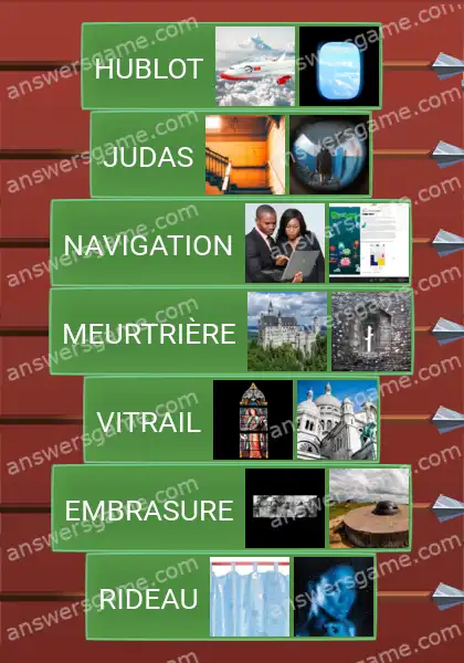 Les solutions pour le jeu Word Logic Chateau 5 Voir à travers