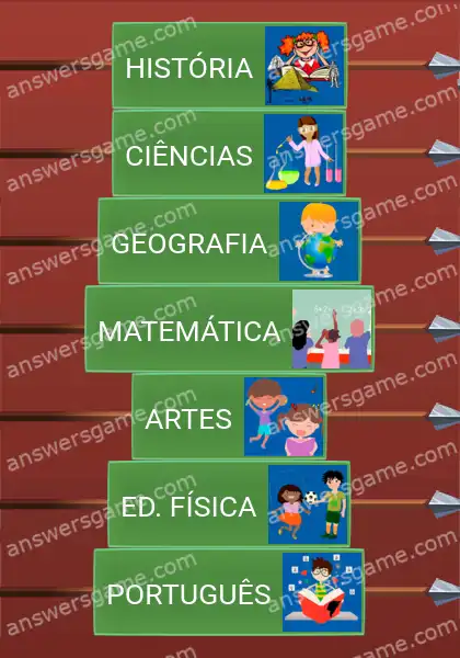 Respostas ao jogo Word Logic Castelo 1 Na sala de aula