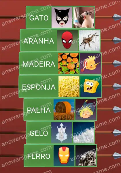 Respostas ao jogo Word Logic Castelo 1 Dentro de um herói
