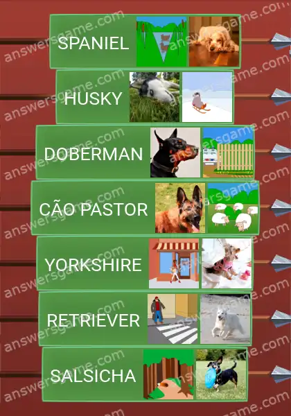 Respostas ao jogo Word Logic Castelo 1 Bom cachorrinho