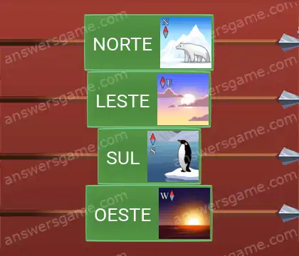 Respostas ao jogo Word Logic Castelo 1 Bússola